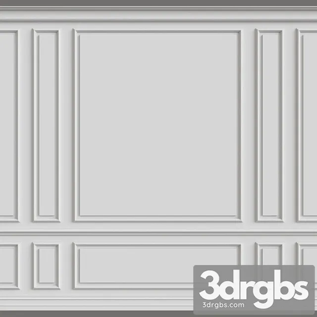 Decorative plaster Wall molding 2 3dsmax Download