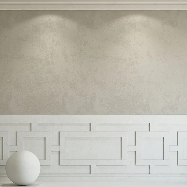 Decorative plaster with molding 191 3ds Max