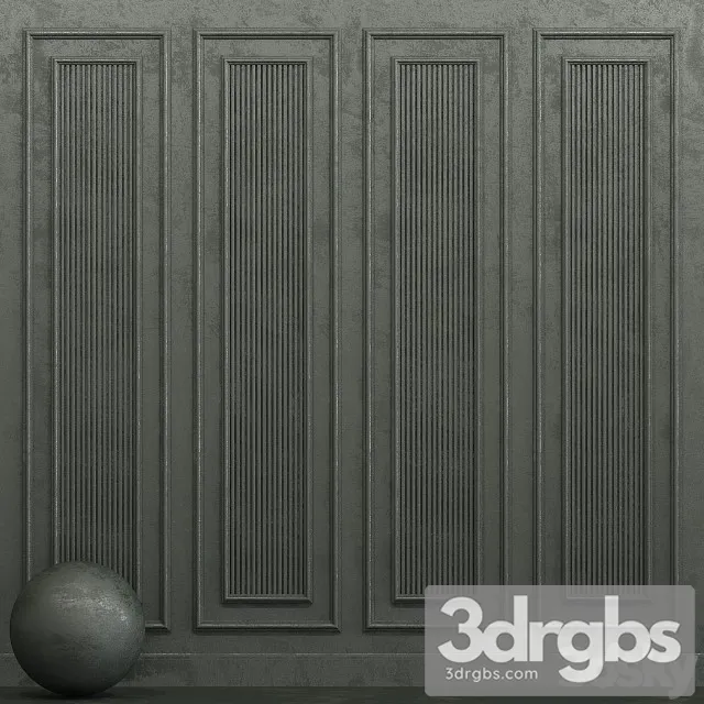 Decorative Plaster With Molding 20 3dsmax Download