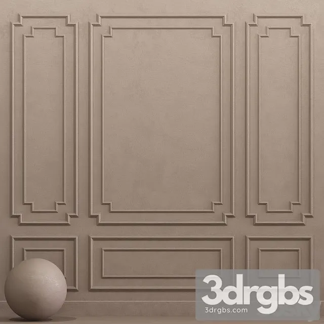 Decorative Plaster With Molding 21 3dsmax Download