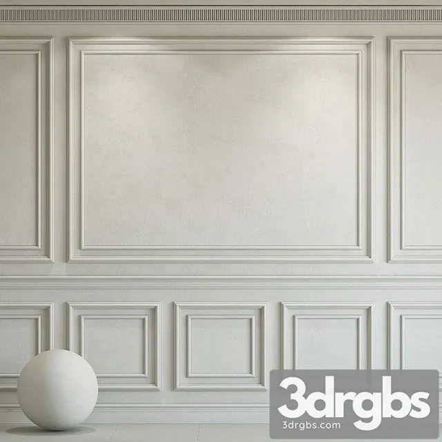 Decorative plaster with molding 215