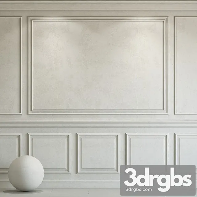 Decorative Plaster With Molding 228 3dsmax Download