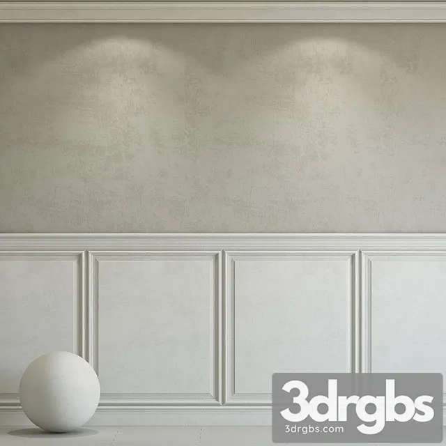 Decorative Plaster With Molding 229 3dsmax Download