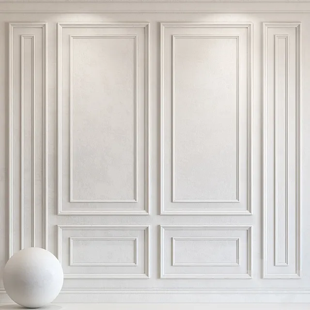 Decorative plaster with molding 23 3ds Max