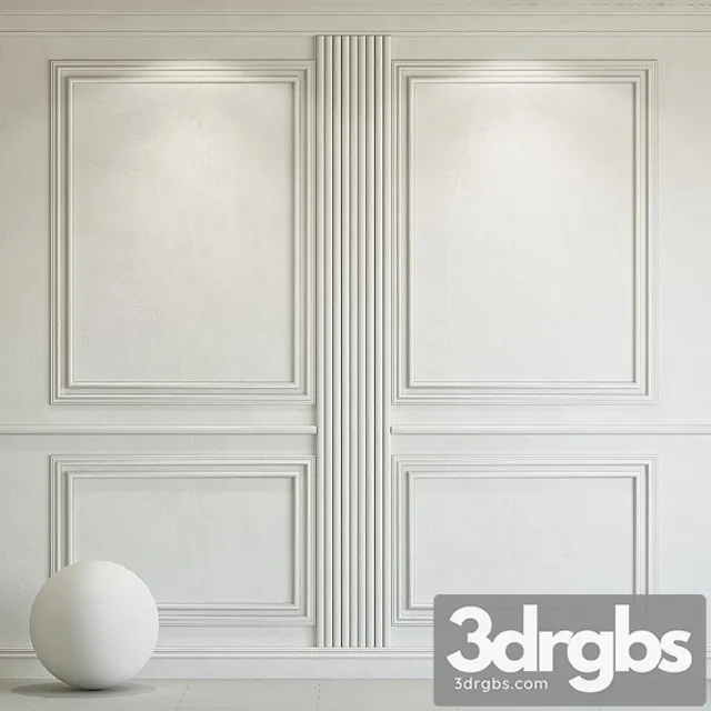 Decorative Plaster With Molding 275 3dsmax Download