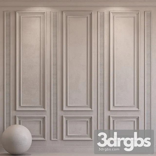 Decorative Plaster With Molding 28 3dsmax Download