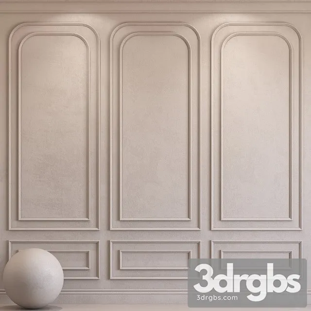 Decorative Plaster With Molding 33 3dsmax Download