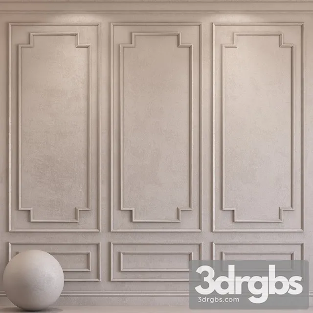 Decorative Plaster With Molding 34 3dsmax Download