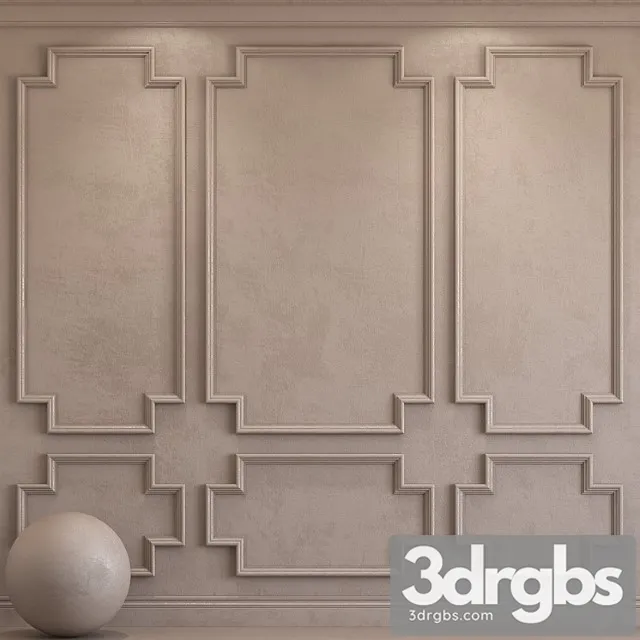 Decorative plaster with molding 37