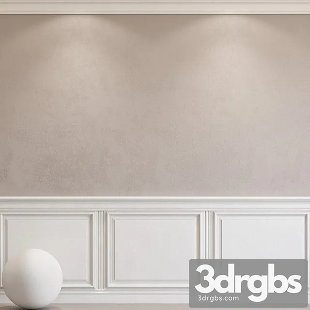 Decorative plaster with molding 58 3dsmax Download