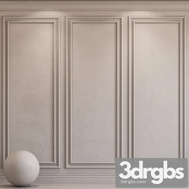 Decorative Plaster With Molding 71 3dsmax Download