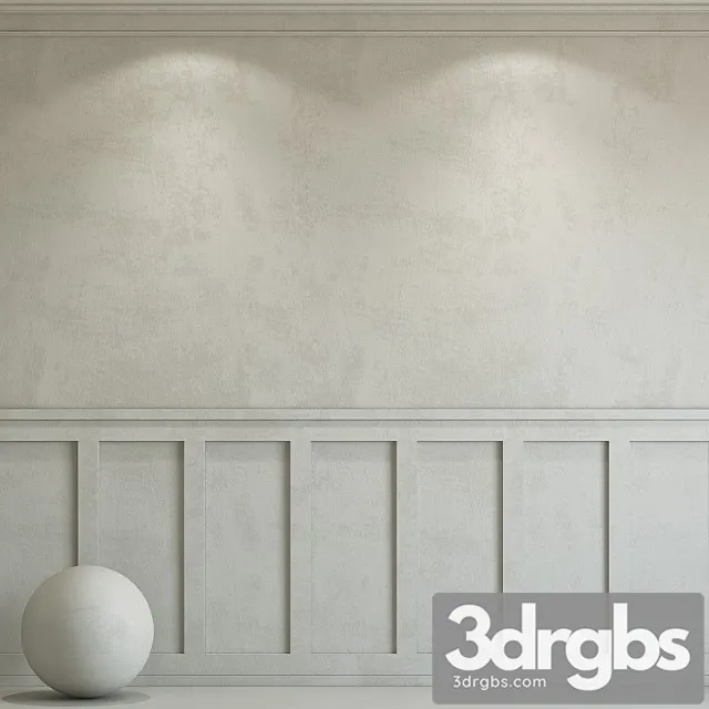 Decorative plaster with molding 99 3dsmax Download