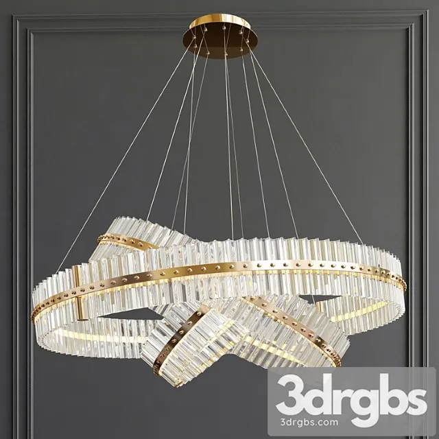 Decorative Ring Glass Chandelier 3dsmax Download