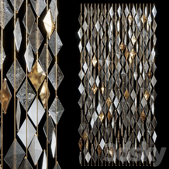 Decorative screen partition Vargov® Design 3ds Max