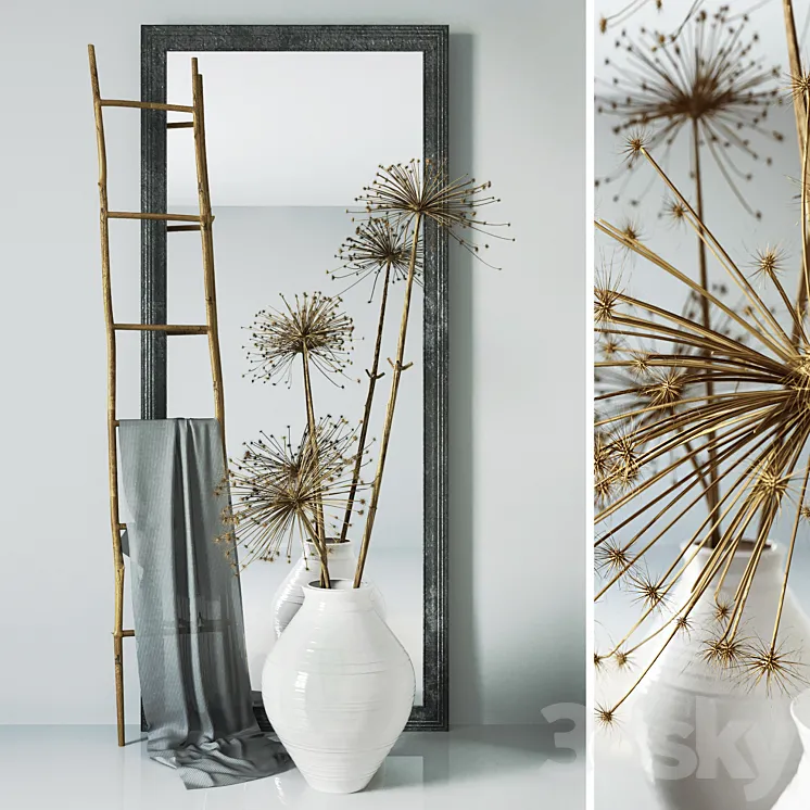 Decorative set 004 | Decorative composition 004 3DS Max