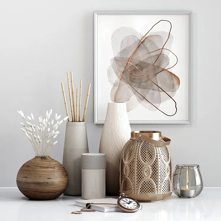 Decorative set 010 3DS Max