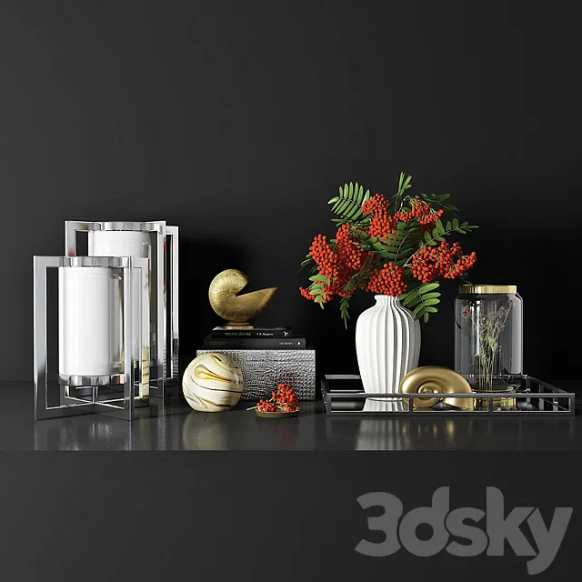 decorative set 03 3DSMax File