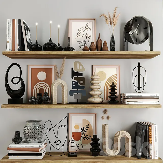 Decorative set 05 3ds Max