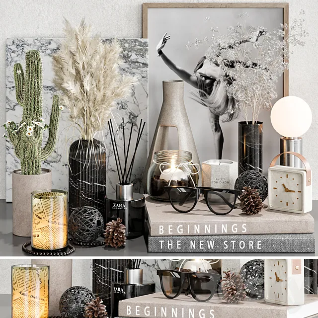 Decorative set 05 3DSMax File