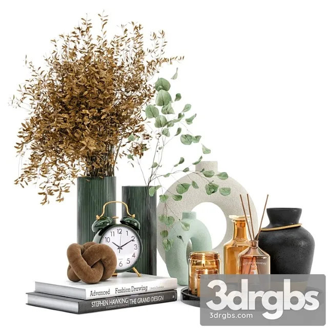 Decorative set 05 plants set