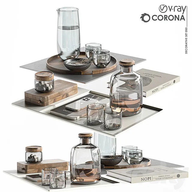 Decorative set-050 3DS Max Model