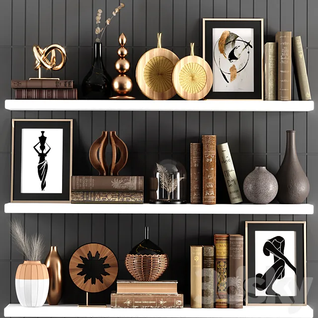 Decorative set 06 3DS Max Model