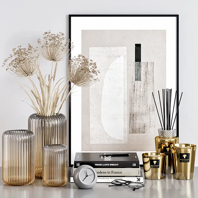 Decorative set 07 3DS Max Model