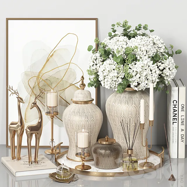 decorative set 09 3ds Max