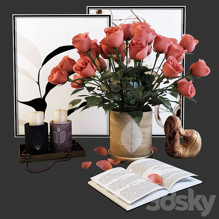 Decorative set 1 3DS Max