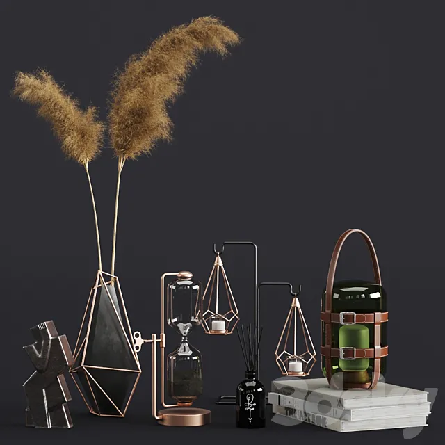 Decorative set. 1 3ds Max