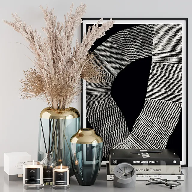 Decorative set 10 3DS Max Model