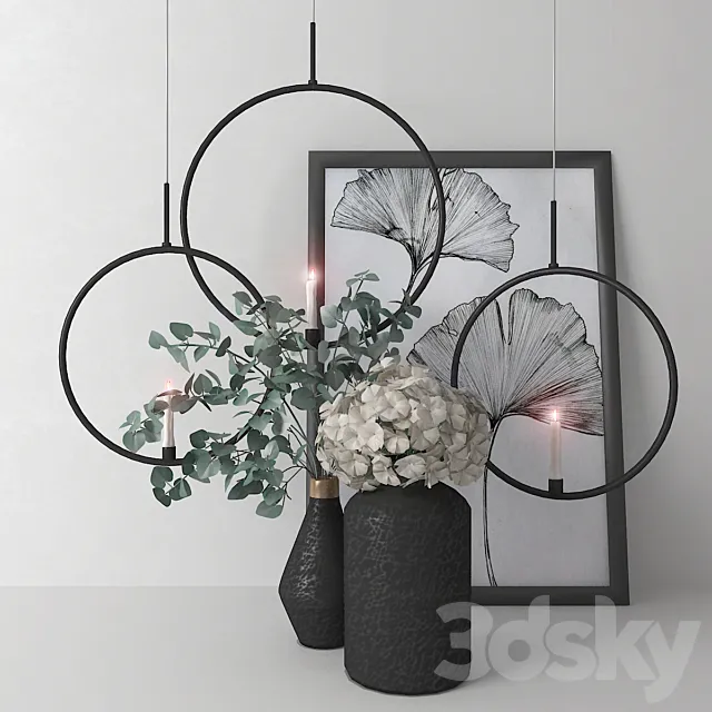 Decorative set # 11 3ds Max