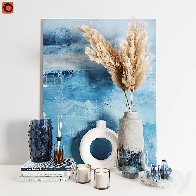 Decorative set 14 3ds Max