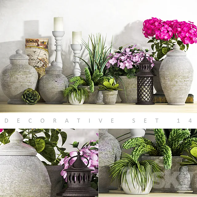 DECORATIVE SET 14 3ds Max