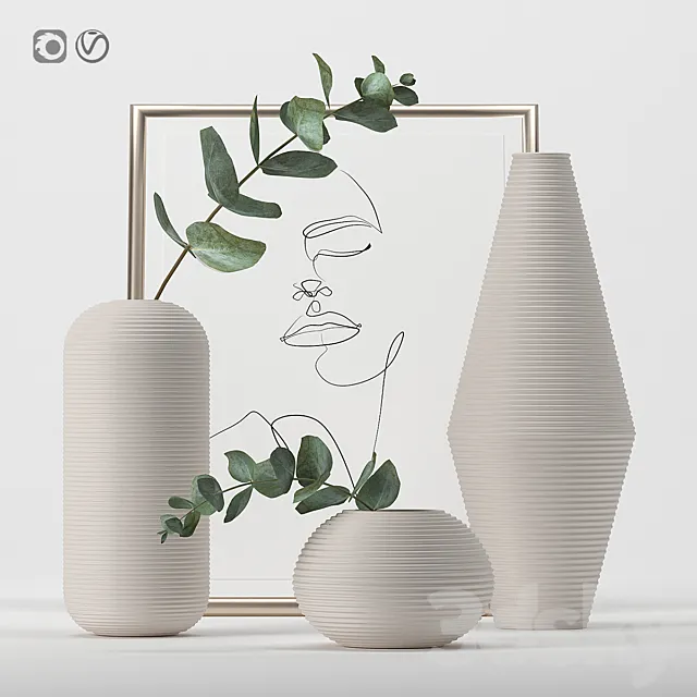 Decorative set 14 3DS Max Model