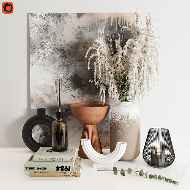 Decorative set 15 3DSMax File