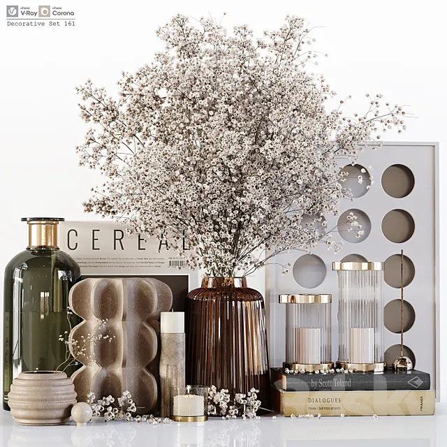 Decorative Set 161 3ds Max
