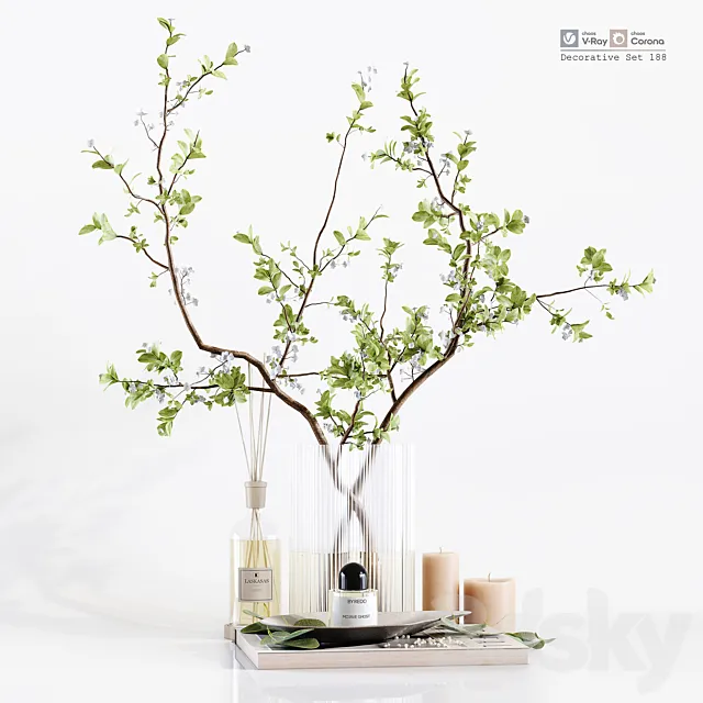 Decorative Set 188 3DS Max Model