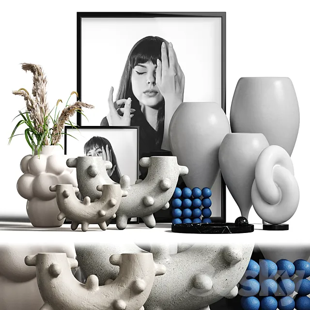 decorative set 2 3ds Max