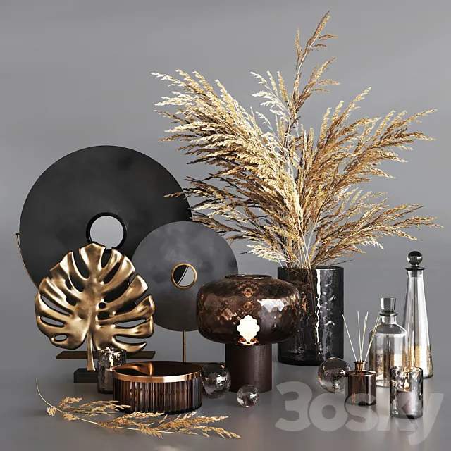 Decorative set 2 3ds Max