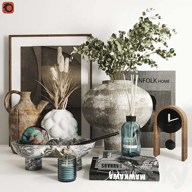 Decorative set 23 3DS Max Model