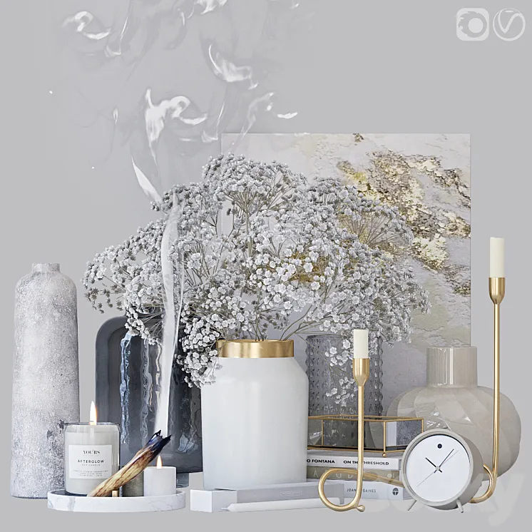 Decorative set 24 3DS Max