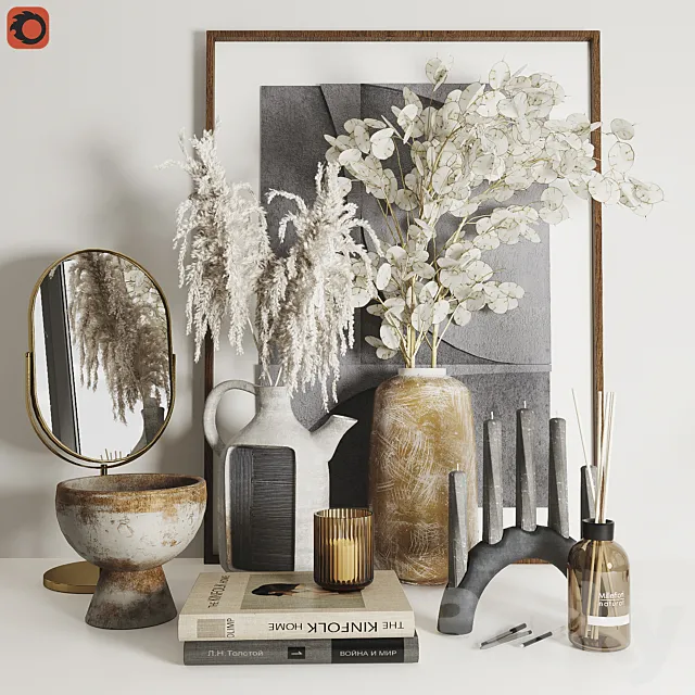 Decorative set 24 3DS Max Model