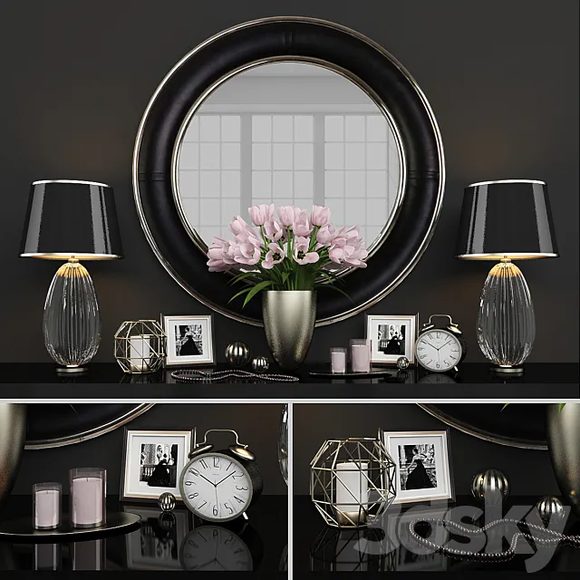 Decorative set 25 3ds Max