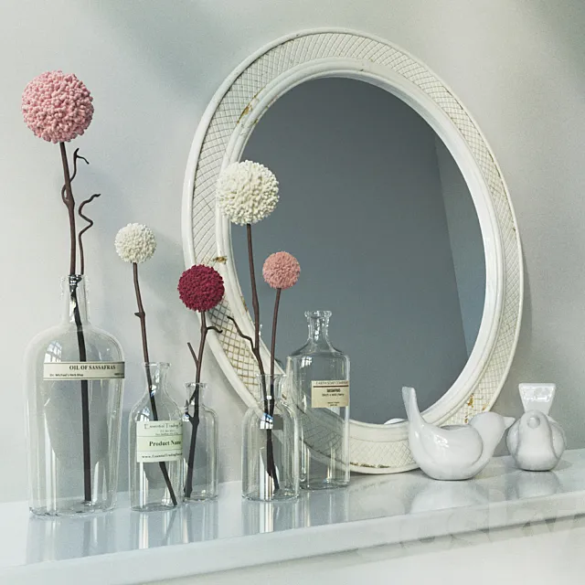 decorative set 3 3ds Max