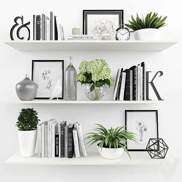Decorative set 30 3ds Max