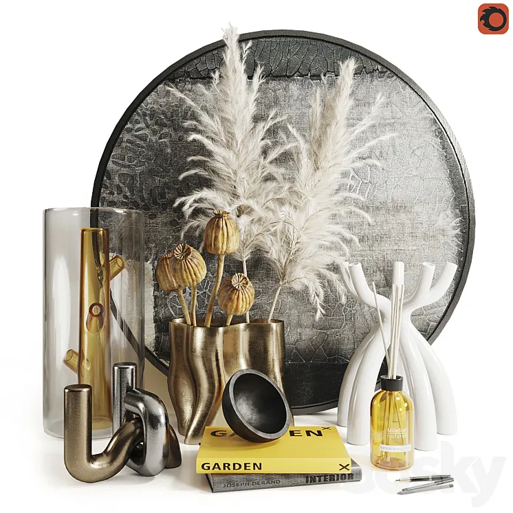 Decorative set 33 3DS Max