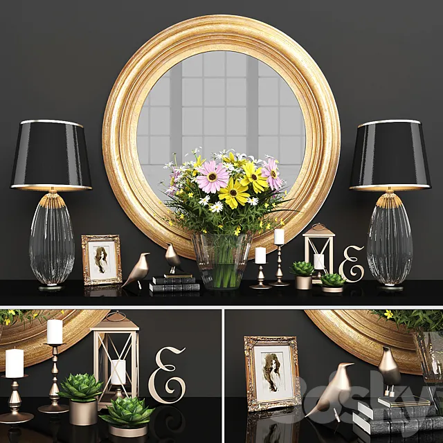 Decorative set 36 3ds Max