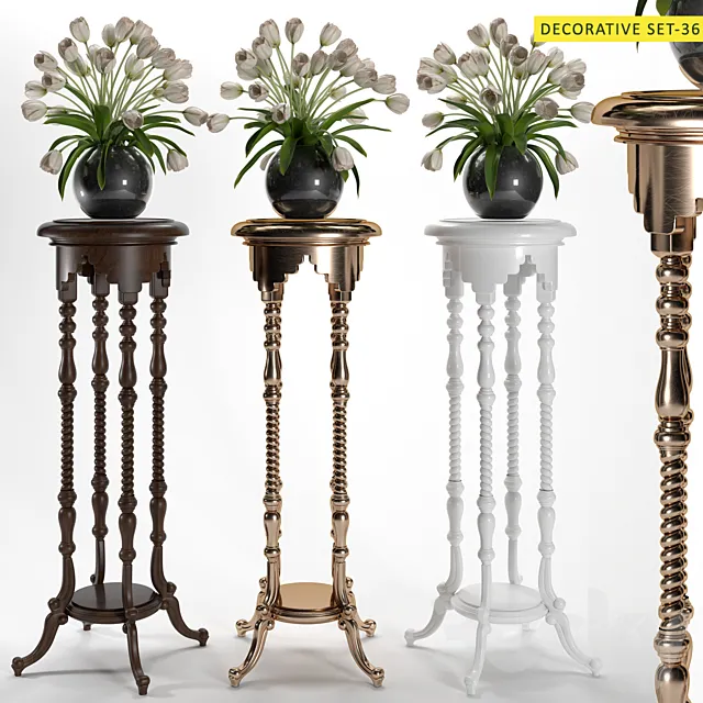 Decorative set 36 3DSMax File