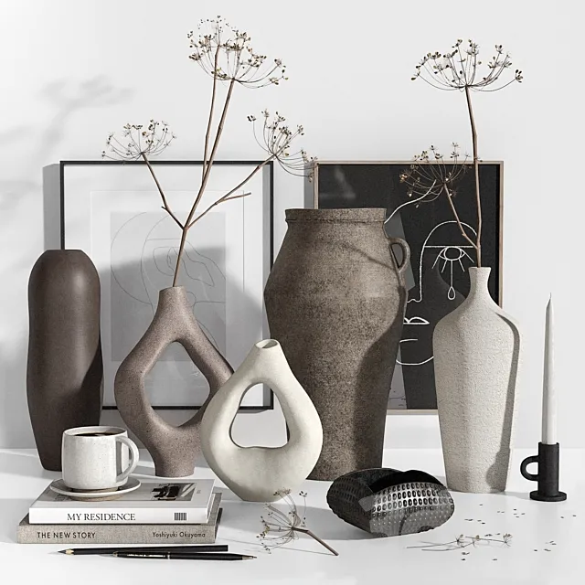 Decorative Set 37 3DS Max Model